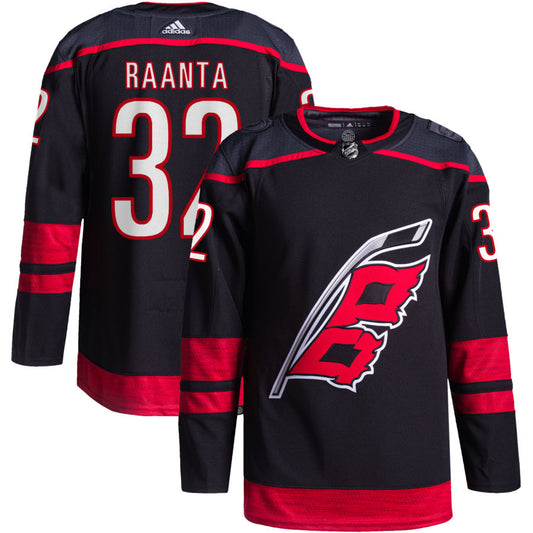 Antti Raanta Carolina Hurricanes adidas Alternate Primegreen Authentic Pro Jersey - Black