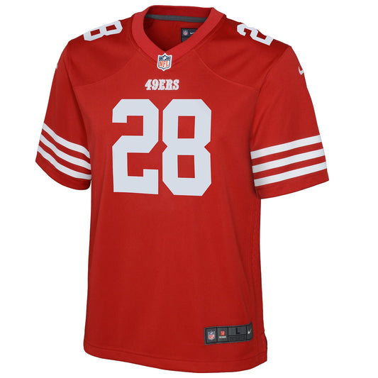 Boys' Grade School Trey Sermon Nike 49ers Game Jersey - Red