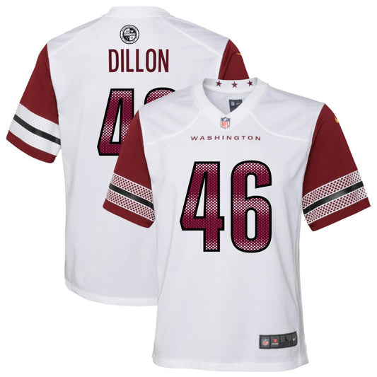 Brandon Dillon Washington Commanders Nike Youth Game Player Jersey - White