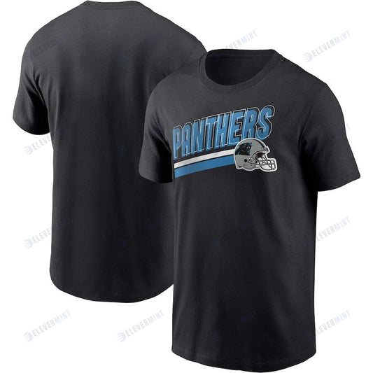 Carolina Panthers Essential Blitz Lockup T-Shirt - Black