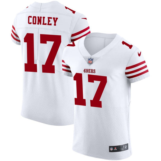 Chris Conley San Francisco 49ers Nike Vapor Elite Jersey - White