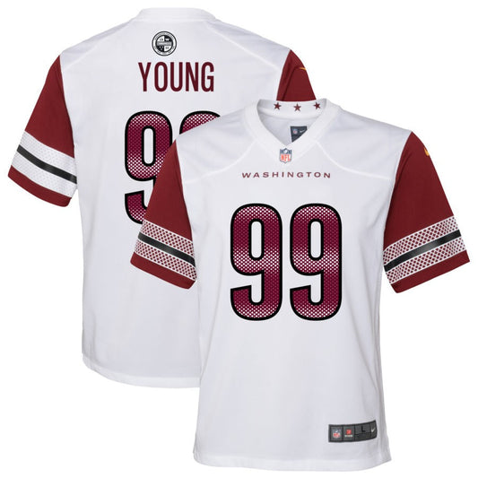 Chase Young Washington Commanders Nike Youth Game Player Jersey - White