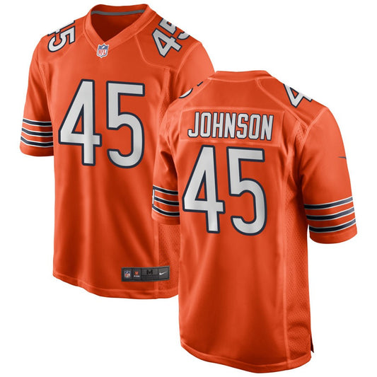 Buddy Johnson Chicago Bears Nike Alternate Game Jersey - Orange