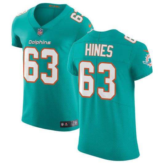 Chasen Hines Miami Dolphins Nike Vapor Untouchable Elite Jersey - Aqua