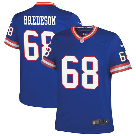 Ben Bredeson New York Giants Nike Youth Classic Game Jersey - Royal