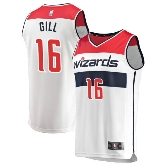 Anthony Gill  Washington Wizards Fanatics Branded Youth Fast Break Replica Jersey - Association Edition - White