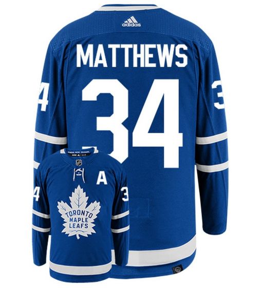 Auston Matthews Toronto Maple Leafs Adidas Primegreen Authentic NHL Hockey Jersey