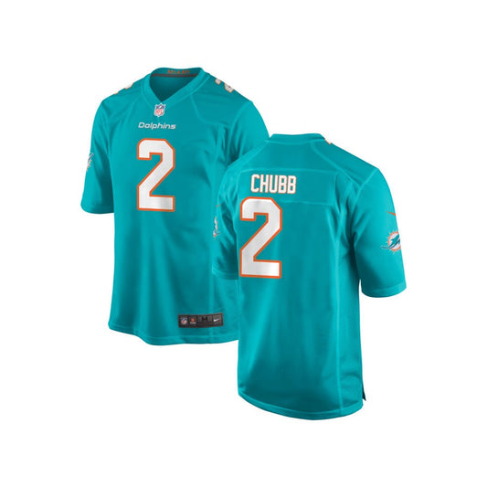 Bradley Chubb Miami Dolphins Nike Youth Game Jersey - Aqua