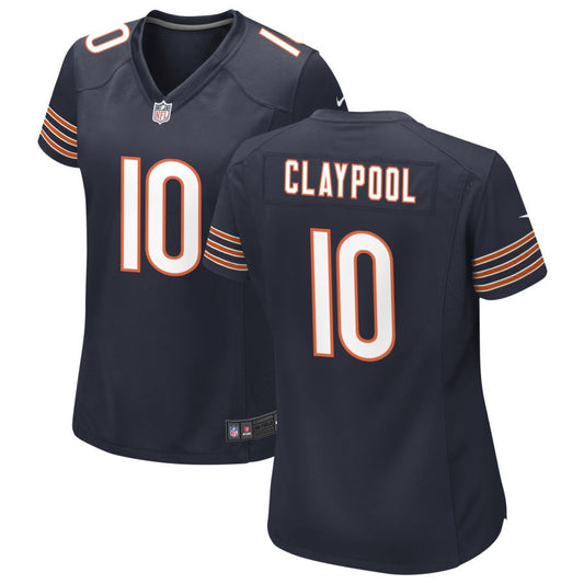 Chase Claypool Chicago Bears Nike Women's Game Jersey - Navy