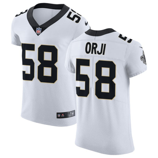 Anfernee Orji New Orleans Saints Nike Vapor Untouchable Elite Jersey - White