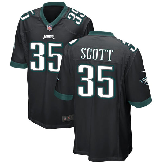 Boston Scott Philadelphia Eagles Nike Alternate Game Jersey - Black