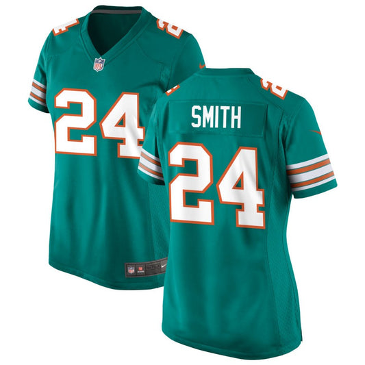 Cam Smith Miami Dolphins Nike Women's Alternate Game Jersey - Aqua