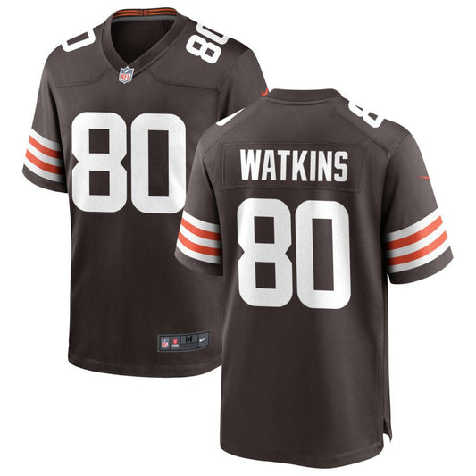 Austin Watkins Nike Cleveland Browns Game Jersey - Brown