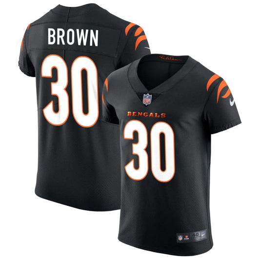 Chase Brown Cincinnati Bengals Nike Vapor Elite Jersey - Black