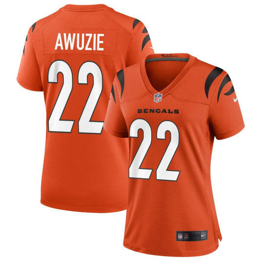 Chidobe Awuzie Cincinnati Bengals Nike Women's Alternate Game Jersey - Orange