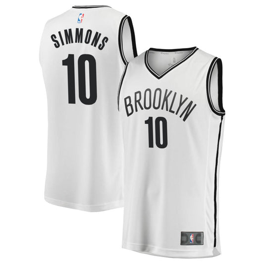 Ben Simmons  Brooklyn Nets Fanatics Branded Youth Fast Break Replica Jersey - Association Edition - White