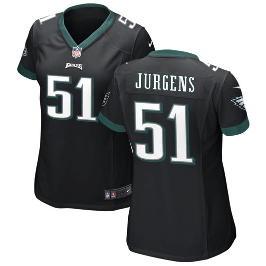 Cam Jurgens Philadelphia Eagles Nike Women's Alternate Game Jersey - Black